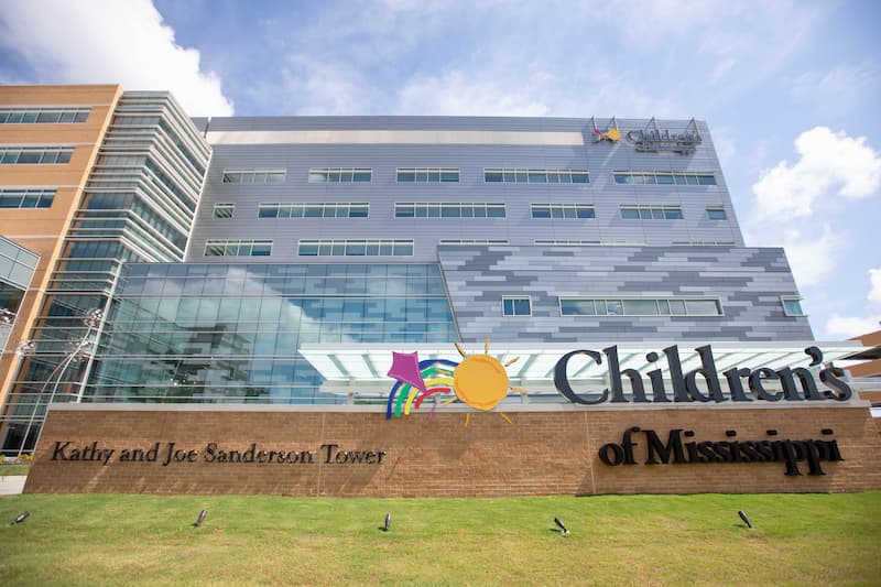 Kathy and Joe Sanderson Children's of Mississippi at the University of Mississippi Medical Center